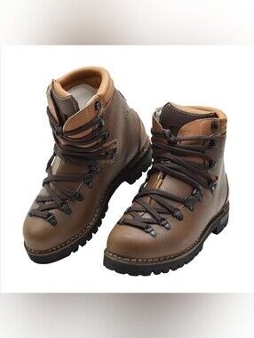 Meindl Brown Lace-Up Outdoor Boots - New - 42 EU/9 US